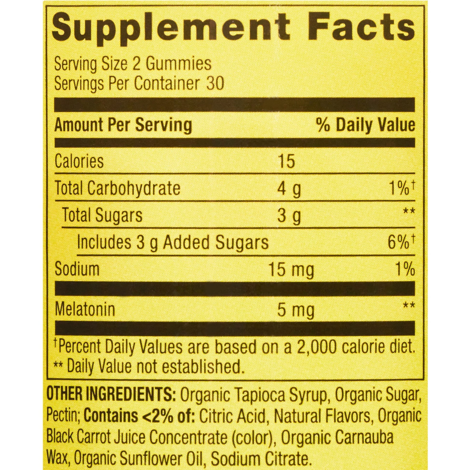 Melatonin Pectin Dietary Supplement Gummies, Strawberry, 5 Mg, 60 Count